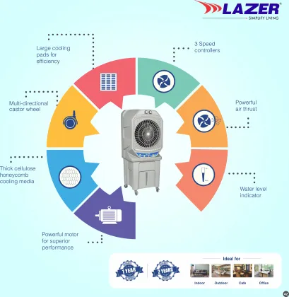 Lazer Hail Strom 45 L Desert Air Cooler