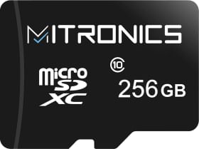 Mitronics Pro 256 GB Micro SDXC Class 10 Memory Card