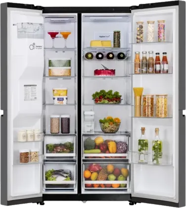 LG GL-L257CMC3 630 L 3 Star Side By Side Refrigerator