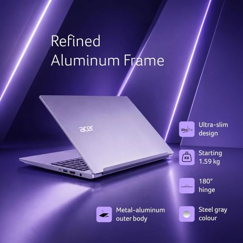 Acer 15 Aspire Lite AL15-53 Laptop (Intel Core 3 100U/ 8GB/ 512GB SSD/ Win11)