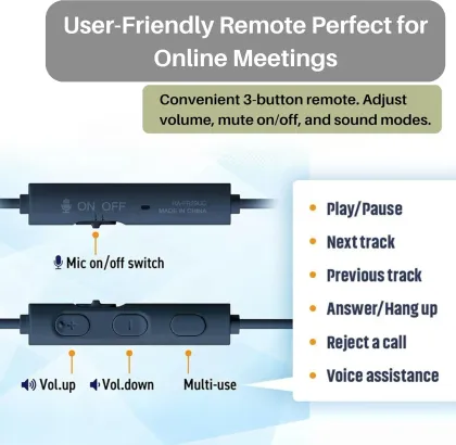 JVC HA-FR29UC Type-C Wired Earphones