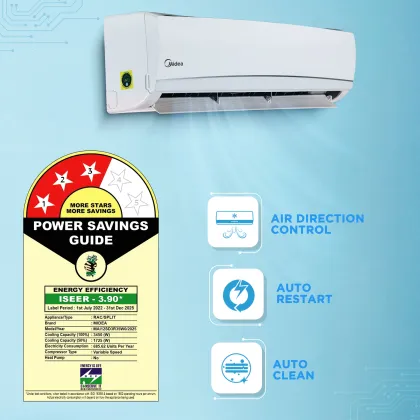 Midea MAI12SD3R35W0 1 Ton 3 Star 2025 Inverter Split AC