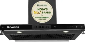 Faber Hood Aero Smart FL HC TC BK 90 Auto Clean Wall Mounted Chimney