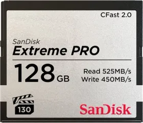 SanDisk Extreme Pro 128GB CFast 2.0 Memory Card