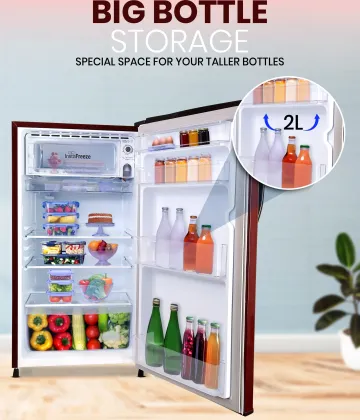 Lloyd GLDC182RRRT2JC 165 L 2 Star Single Door Refrigerator