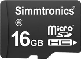 Simmtronics 16GB MicroSDHC Class 6 Memory Card