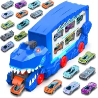 Dinosaur Transport Truck Toy Set