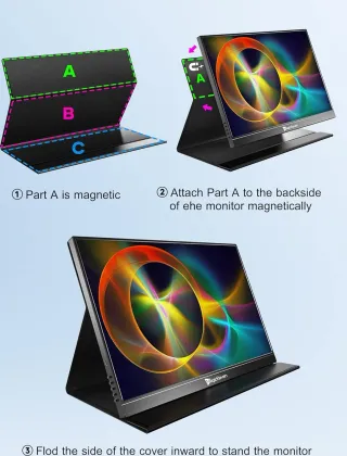 Magicraven M1603 16 inch Ultra HD 4K Portable Monitor