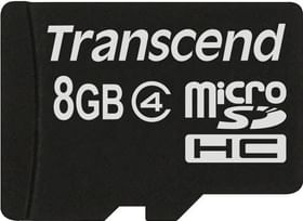 Transcend MicroSD Card 8GB Class 4(PACK OF 2)