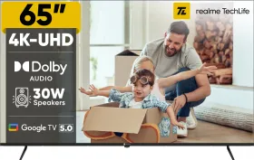 Realme TechLife 65UHDGDRDDVB 65 inch Ultra HD 4K Smart LED TV