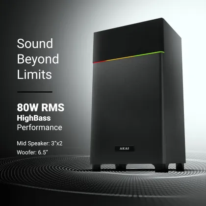 Akai UltraBoom-80 80W Bluetooth Home Theater