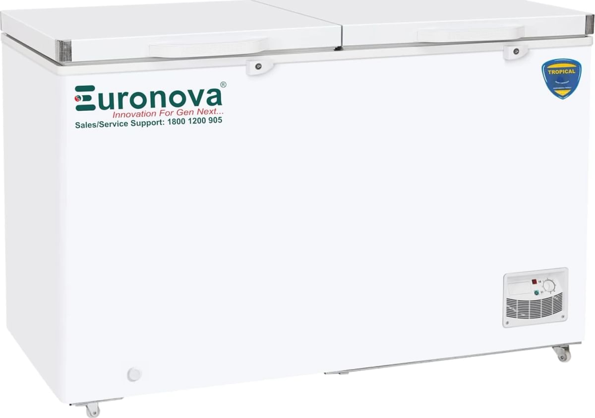Euronova EHF320 2D 320 L Double Door Deep Freezer Price in India 2024