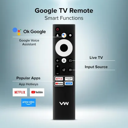 VW VW55GQ1 75 inch Ultra HD 4K Smart QLED TV