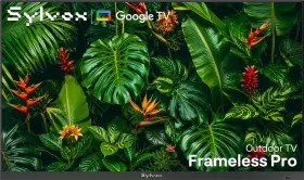 SYLVOX Frameless Pro 2026 55 inch Ultra HD 4K Smart Outdoor TV