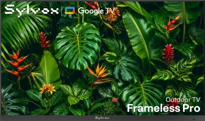SYLVOX Frameless Pro 2026 55 inch Ultra HD 4K Smart Outdoor TV