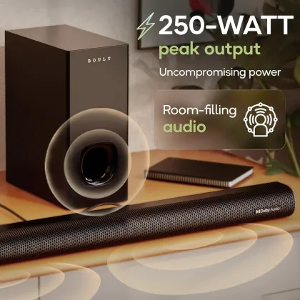 Boult Bassbox X250 250W Bluetooth Soundbar