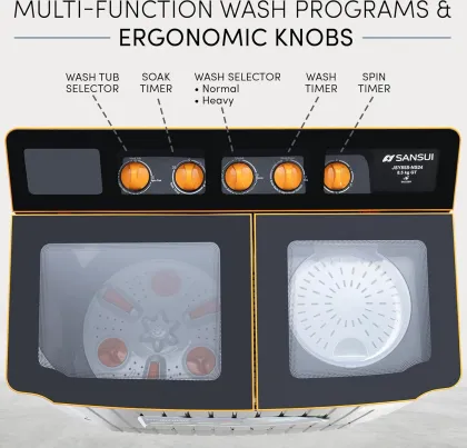 Sansui JSY85S-NS24 8.5 kg Semi Automatic Top Load Washing Machine