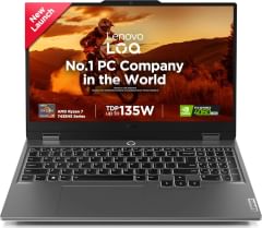 Lenovo LOQ 15ARP9 83JC00EHIN Gaming Laptop (AMD Ryzen 7 7435H/ 24GB/ 512GB SSD/ Win11/ 8GB RTX 4060 Graph)