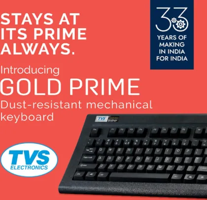 TVS Gold Prime Wired USB Keyboard - image 4
