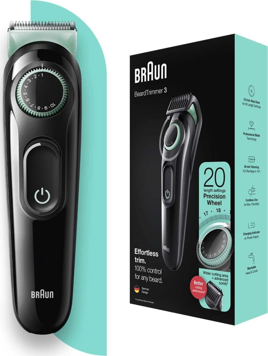 Braun BT3321 Beard Trimmer Price in India 2024, Full Specs & Review ...