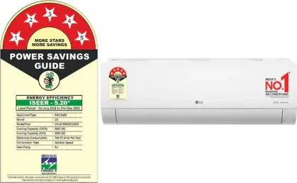 LG US-Q19BNZE3 1.5 Ton 5 Star 2025 Inverter Split AC