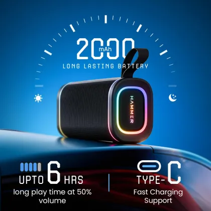 Hammer Wave 2 20W Bluetooth Speaker