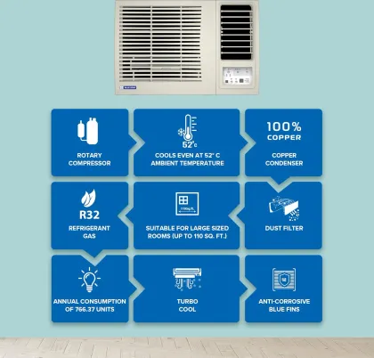 Blue Star WFE312L 1 Ton 3 Star 2025 Window AC