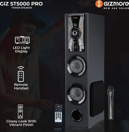 Gizmore Giz Tallboy ST5000 Pro 50W Bluetooth Speaker