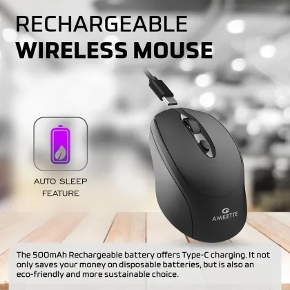Amkette Hush Pro Byte Plus Wireless Mouse - image 4