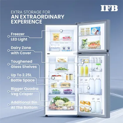 IFB IFBFF-3363IGSU 285 L 3 Star Double Door Refrigerator