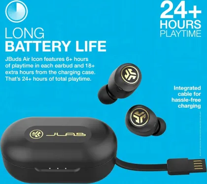 JLab JBuds Air Icon True Wireless Earbuds