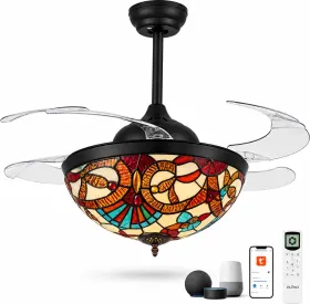 Oltao Premium 42 inch 4 Blade BLDC Decorative Ceiling Fan