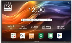 Limeberry SP-IWB FE-55-1 55 inch Ultra HD 4K Interactive Flat Panel