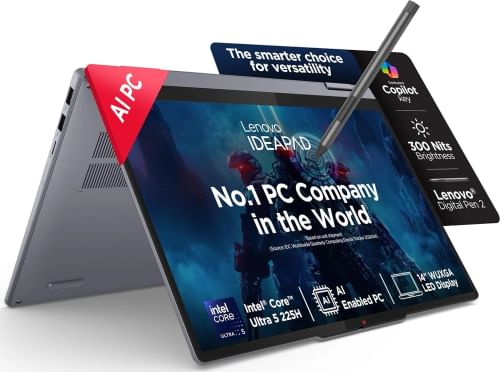 Lenovo IdeaPad 5 2-in-1 83KR0076IN Laptop (Intel Core Ultra 5 225H/ 16 GB RAM/ 512GB SSD/ Win 11)