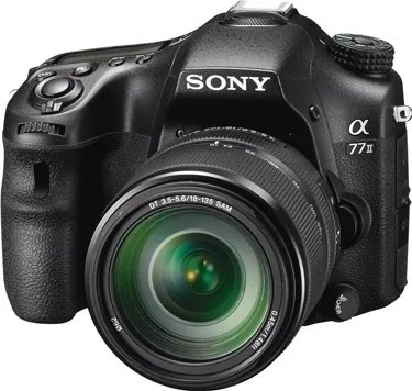 Sony Alpha ILCA-77M2 DSLR Camera (Body with SAL18135 Lens)