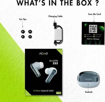 ACwO DwOTS 333 True Wireless Earbuds