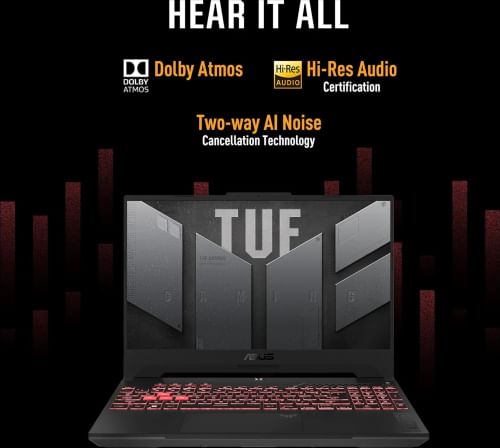Asus TUF Gaming F15 FX507VV-LP287W Gaming Laptop (13th Gen Core i7/ 16GB/512GB SSD/ Win11 Home/ 8GB Graph)