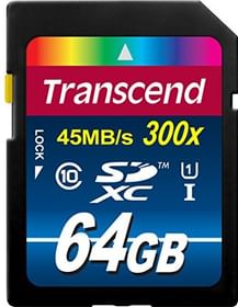 Transcend SDXC UHS-I Premium 64GB Class 10 Memory Card