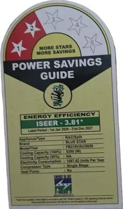 Blue Star FB218VXU 1.5 Ton 2 Star 2026 Split AC