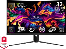 MSI MPG 321CURX QD-OLED 32 inch Ultra HD 4K Monitor