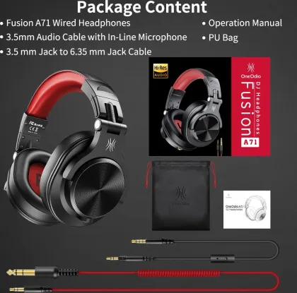 OneOdio A71 Wired Headphones