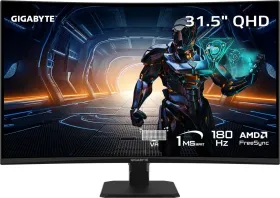 Gigabyte GS32QCA 31.5 inch Quad HD Curved Gaming Monitor