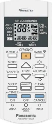 Panasonic CS/CU-TU18ZKY-1 1.5 Ton 5 Star 2023 Inverter Split AC