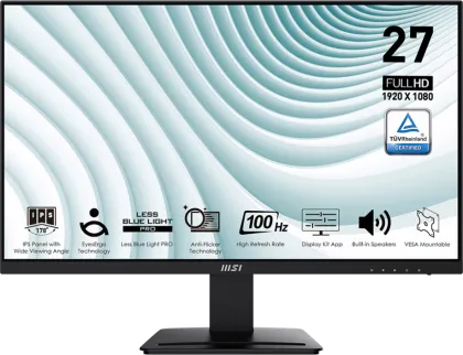 MSI PRO MP273A 27 inch Full HD Monitor