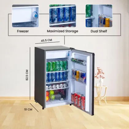 Rockwell MB100 91 L 1 Star Single Door Mini Refrigerator