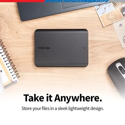Toshiba Canvio Basics HDTB510XK3AA 1TB External Hard Drive - image 6