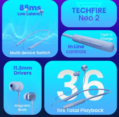 Techfire Wireless 2 Neo Neckband