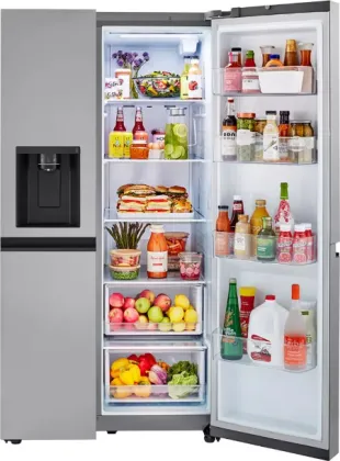LG LRSXC2306V 23 Cu Ft Side By Side Refrigerator