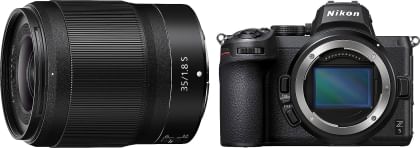 Nikon Z5 24MP Mirrorless Camera with Nikkor 24-70mm F/4 S Lens & Nikkor 35mm F/1.8 S Lens