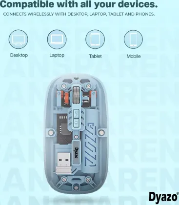 Dyazo Transparent Wireless Mouse - image 6